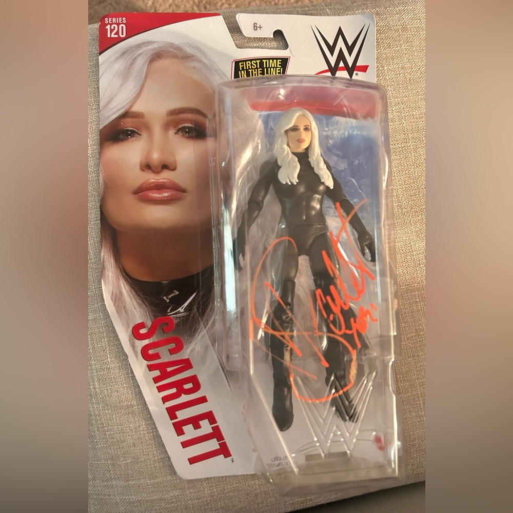 Mattel Scarlett Autographed WWE Action Figure